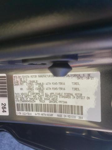 3TMCZ5AN9NM456254 Toyota Tacoma Dou 2022. Фото: 9