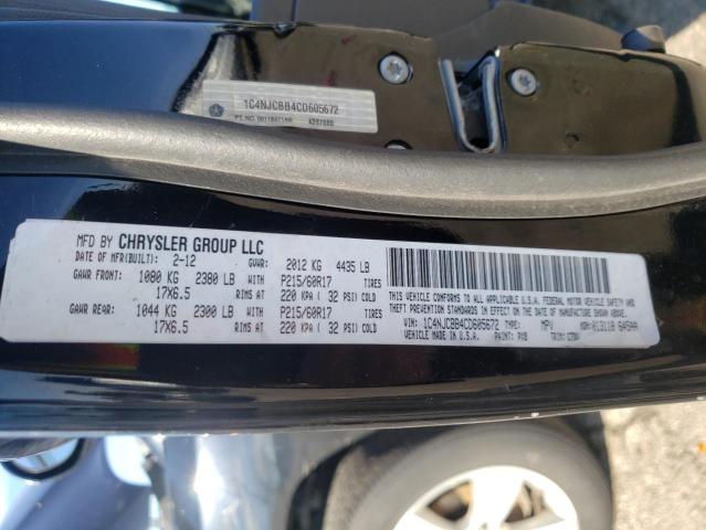 2012 JEEP COMPASS SP - 1C4NJCBB4CD605672