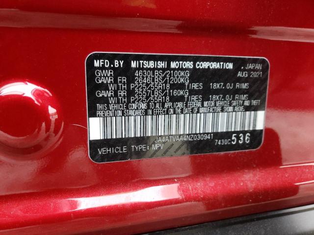 2022 MITSUBISHI ECLIPSE CR - JA4ATVAA4NZ030941