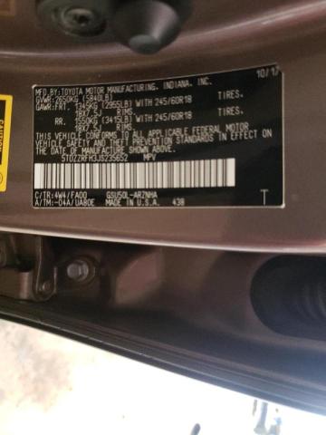 2018 TOYOTA HIGHLANDER 5TDZZRFH3JS235652