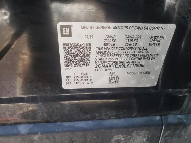 2020 CHEVROLET EQUINOX PR 2GNAXYEX9L6113985