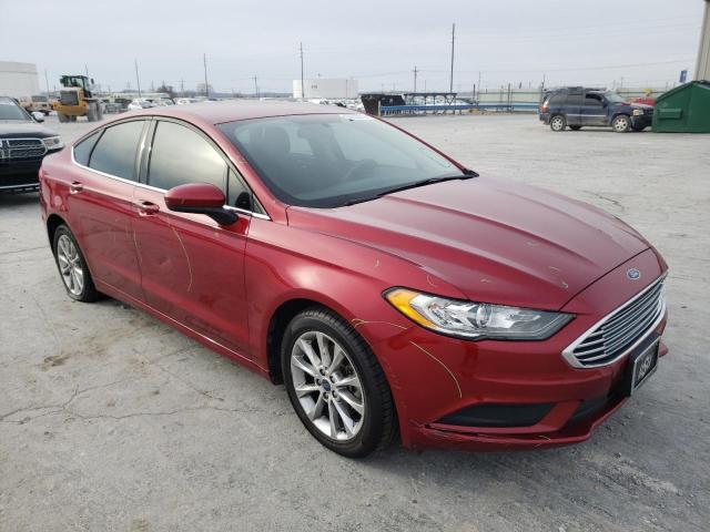 Salvage cars for sale from Copart Tulsa, OK: 2017 Ford Fusion SE