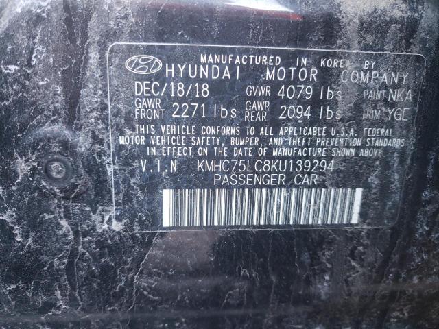 2019 HYUNDAI IONIQ SEL - KMHC75LC8KU139294