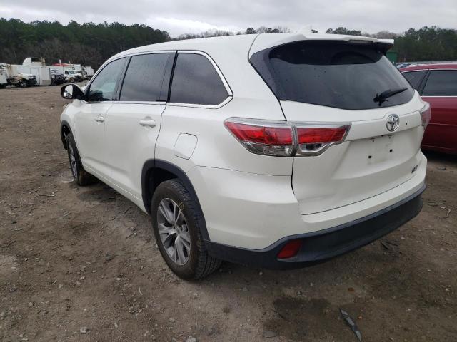 VIN 5TDZKRFH4ES013423 2014 Toyota Highlander, LE no.3