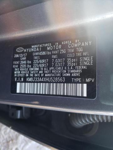 KM8J33A4XHU528563 Hyundai Tucson Lim 2017. Фото: 9