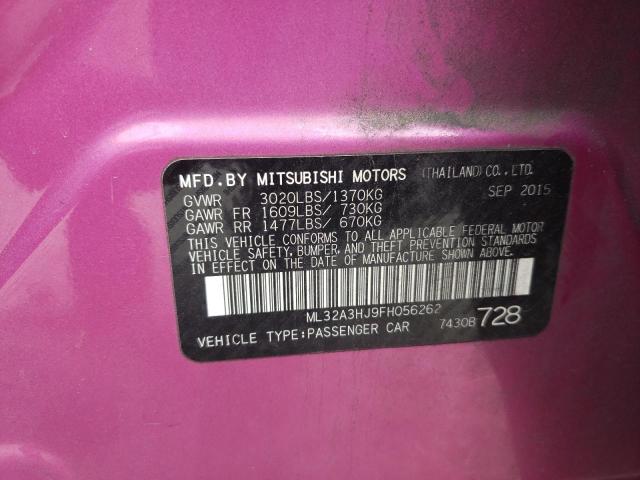 2015 MITSUBISHI MIRAGE DE ML32A3HJ9FH056262