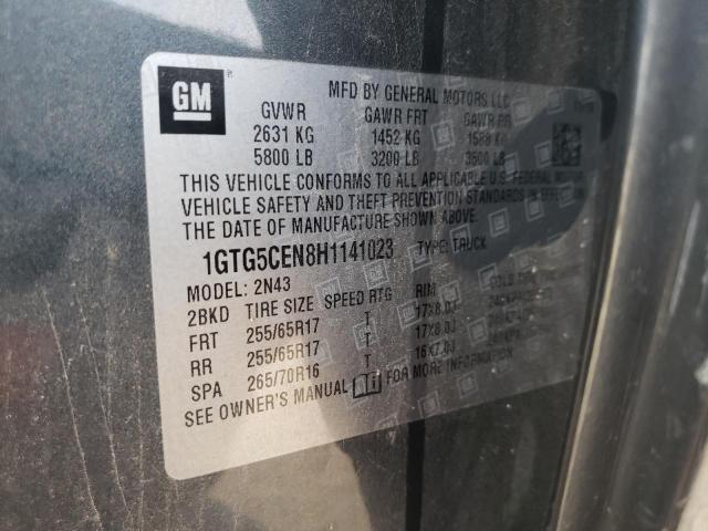 2017 GMC CANYON SLE - 1GTG5CEN8H1141023
