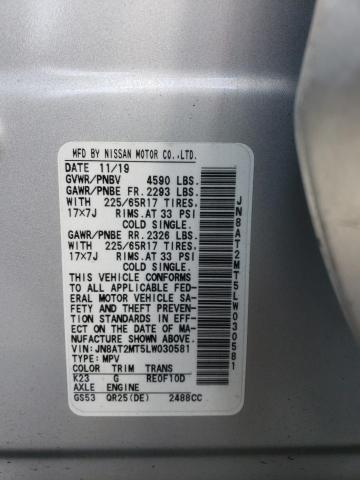 2020 NISSAN ROGUE - JN8AT2MT5LW030581