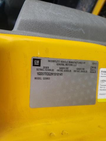 2017 GMC SAVANA CUT 1GD37TCG2H1910141