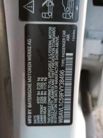 WBAVL1C59FVY38496 Bmw X1 Xdrive2 2015. Фото: 9