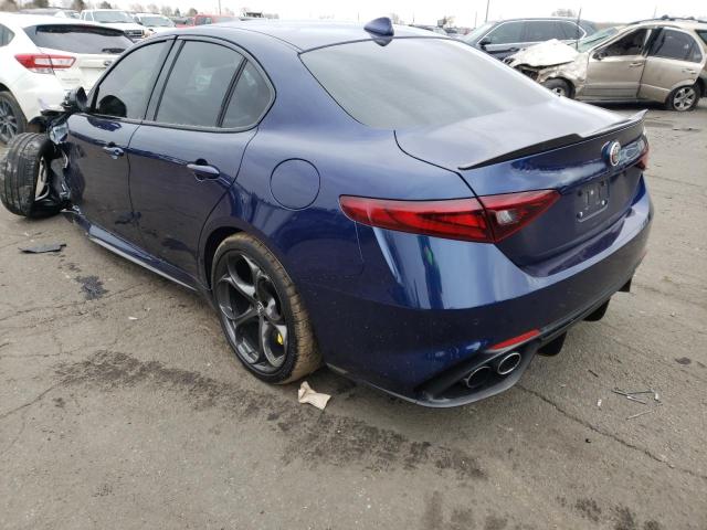 2018 ALFA ROMEO GIULIA QUA ZARFAEAV2J7567033