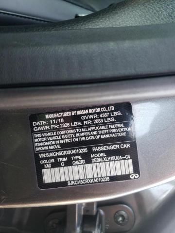 2019 INFINITI QX30 LUXE SJKCH5CRXKA010235