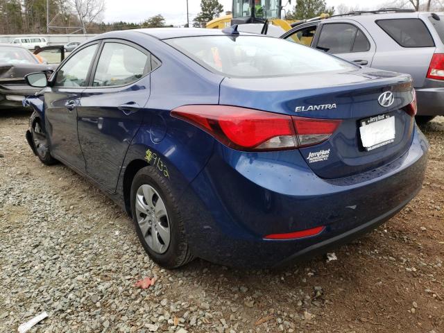 2016 HYUNDAI ELANTRA SE 5NPDH4AE6GH754996