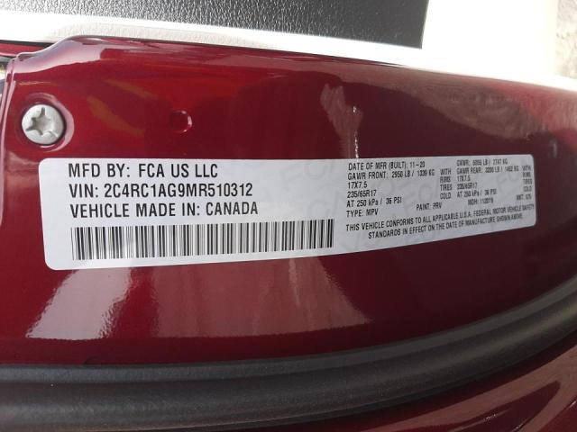 2021 CHRYSLER VOYAGER L 2C4RC1AG9MR510312
