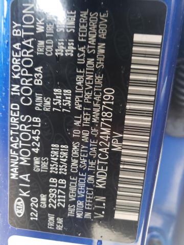 2021 KIA SELTOS SX KNDETCA24M7187190