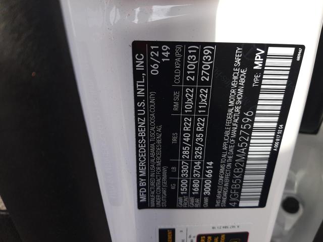 2021 MERCEDES-BENZ GLE 450 4M 4JGFB5KB2MA527596