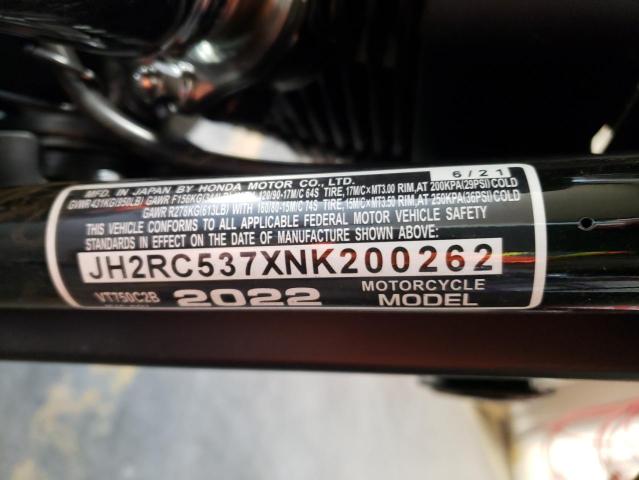 2022 HONDA VT750 C2B JH2RC537XNK200262