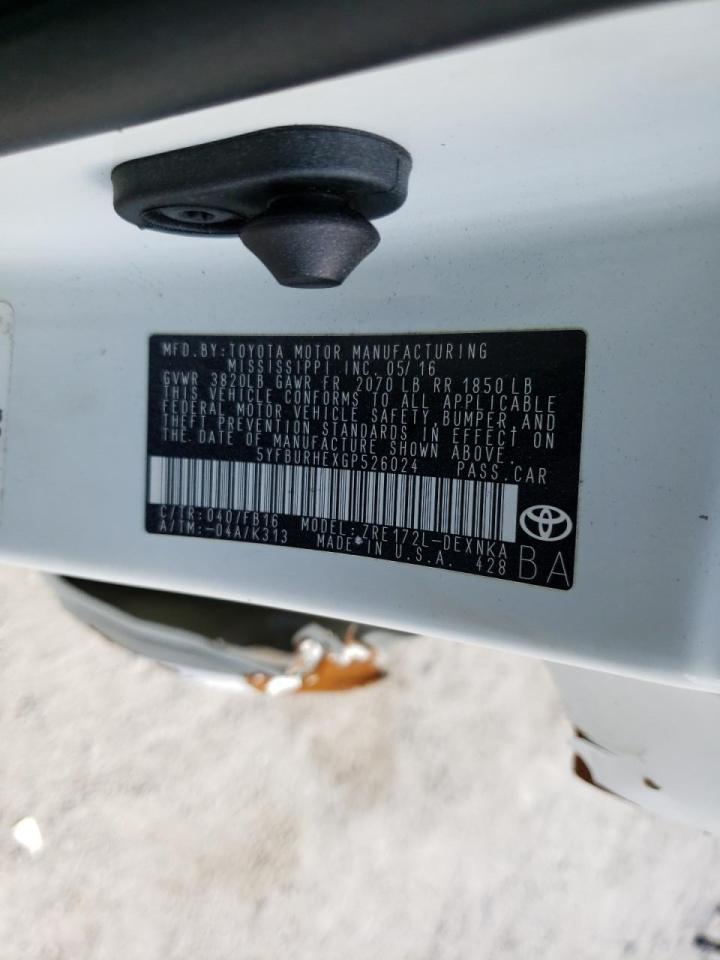 2016 Toyota Corolla - Image 10