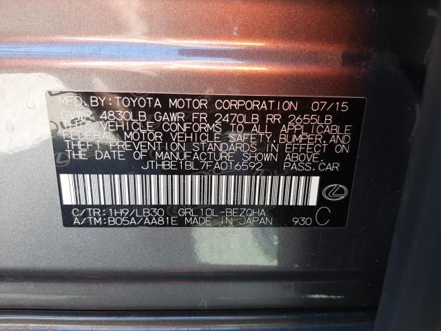 2015 LEXUS GS 350 JTHBE1BL7FA016592