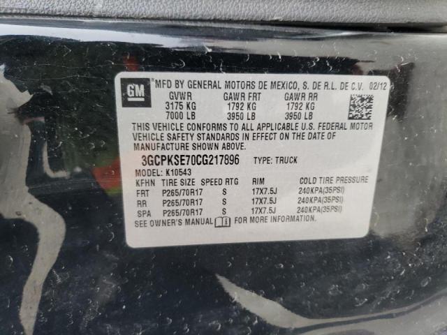3GCPKSE70CG217896 Chevrolet Silverado 2012. Фото: 9