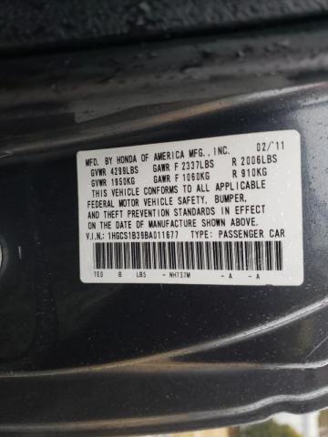 1HGCS1B39BA011677 Honda Accord Lx- 2011. Фото: 9