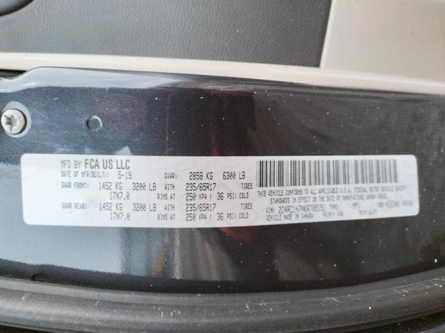 2019 CHRYSLER PACIFICA H 2C4RC1N7XKR709151