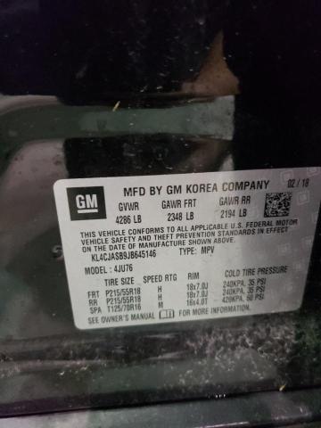 KL4CJASB9JB645146 Buick Encore Pre 2018. Фото: 9