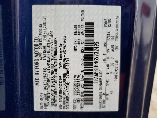 2016 FORD MUSTANG - 1FA6P8TH4G5232495