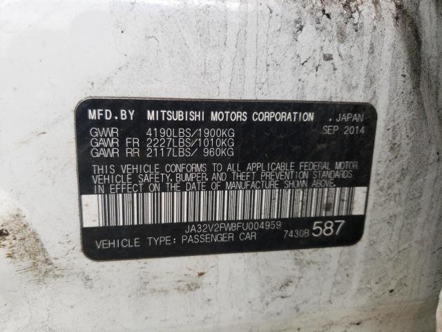 2015 MITSUBISHI LANCER SE JA32V2FW8FU004959