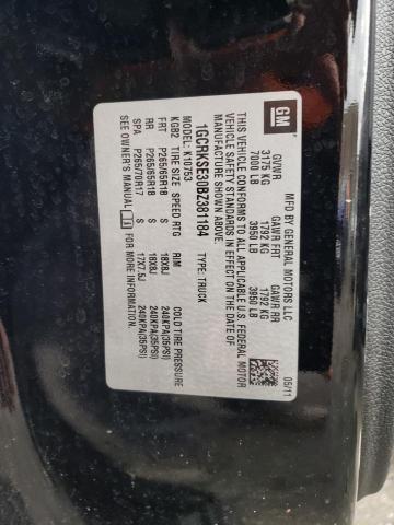2011 CHEVROLET SILVERADO - 1GCRKSE30BZ381184