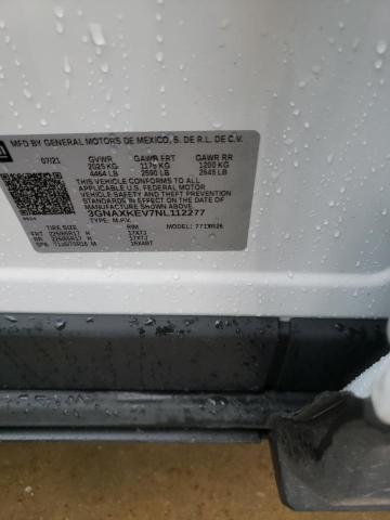 3GNAXKEV7NL112277 Chevrolet Equinox Lt 2022. Фото: 9