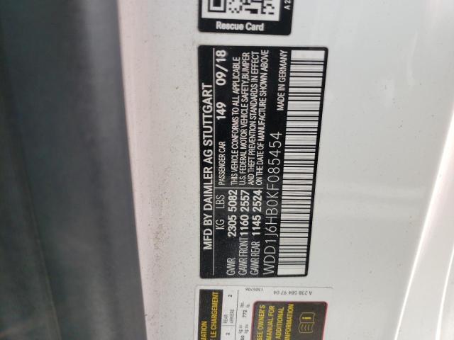 2019 MERCEDES-BENZ E 450 WDD1J6HB0KF085454