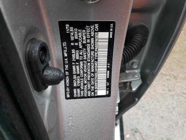 2020 HONDA CIVIC SPOR SHHFK7H4XLU410457