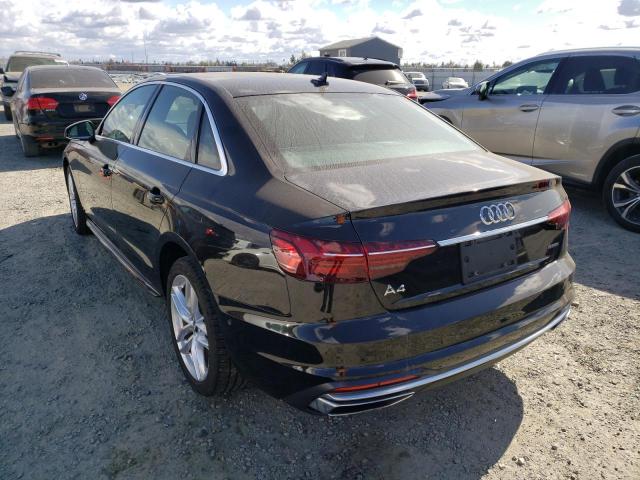 2020 AUDI A4 PRESTIG WAUFNAF49LA054677