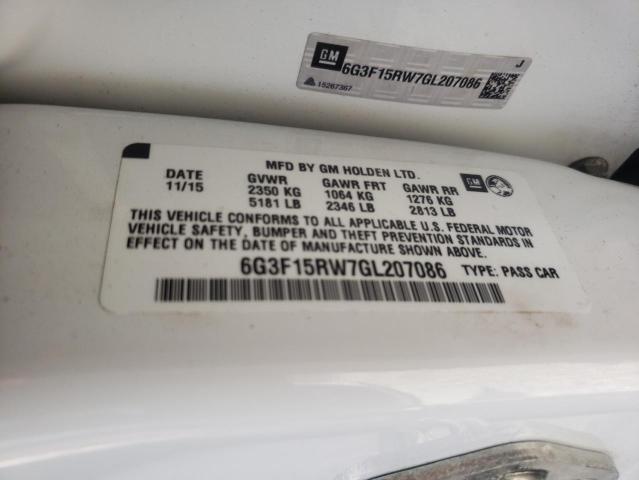 2016 CHEVROLET SS 6G3F15RW7GL207086