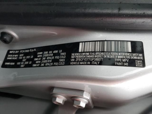 2016 FIAT 500X LOUNG ZFBCFYDT7GP386077