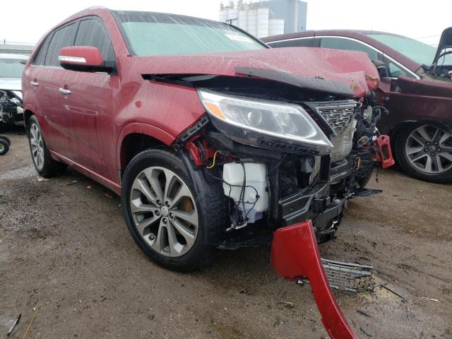 Salvage cars for sale at Chicago Heights, IL auction: 2015 KIA Sorento SX