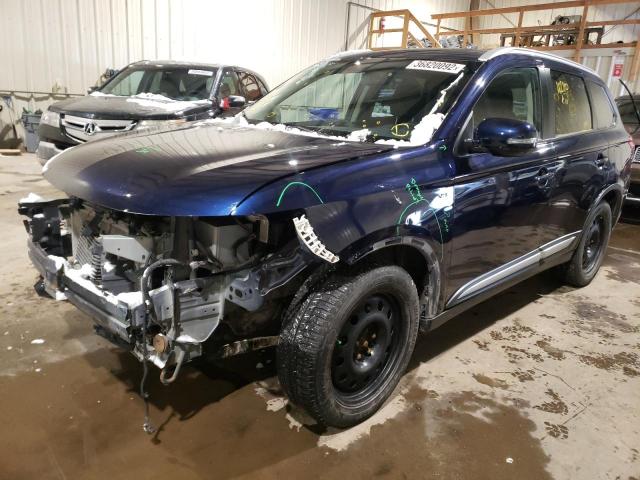 MITSUBISHI OUTLANDER 2016 BLUE Photo 2