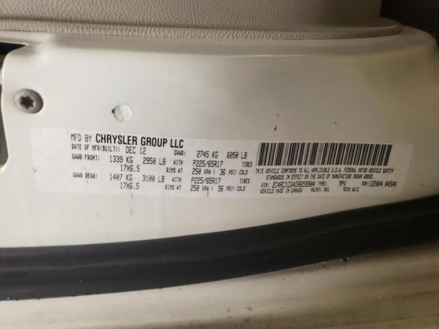 2013 CHRYSLER TOWN & COU - 2C4RC1CG4DR659904