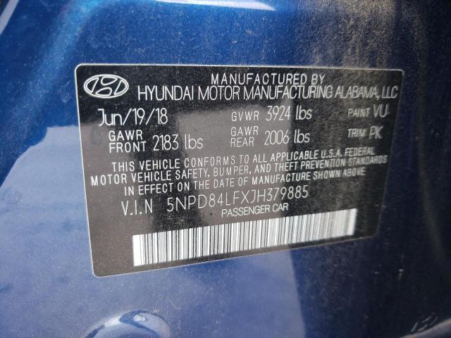 2018 HYUNDAI ELANTRA SE - 5NPD84LFXJH379885