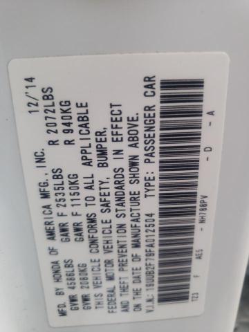 2015 ACURA TLX ADVANC 19UUB2F79FA012504