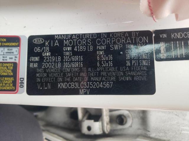 2018 KIA NIRO FE KNDCB3LC3J5204567