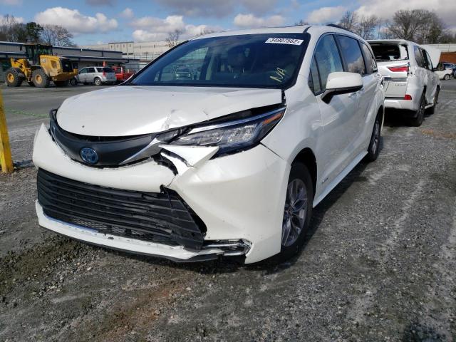 5TDYRKEC6MS046412 Toyota Sienna Xle 2021. Фото: 1