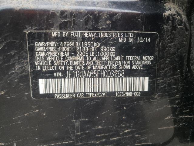 JF1GJAA65FH003268 Subaru Impreza 2015. Фото: 9