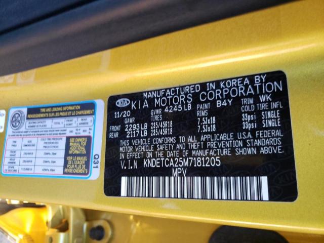 2021 KIA SELTOS SX KNDETCA25M7181205