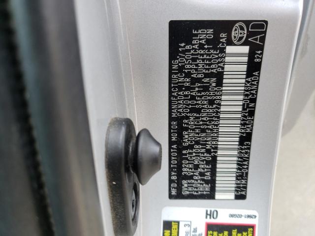 2015 TOYOTA COROLLA S 2T1BURHE6FC279860