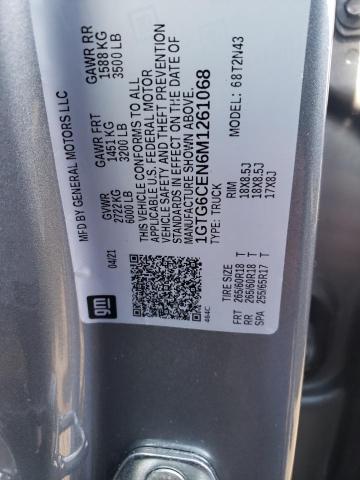 2021 GMC CANYON ELE 1GTG6CEN6M1261068