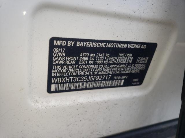 2018 BMW X1 XDRIVE2 WBXHT3C35J5F92717