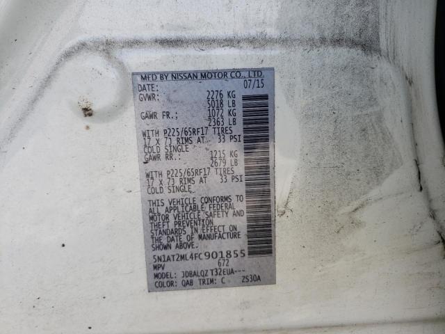 2015 NISSAN ROGUE S 5N1AT2ML4FC901855