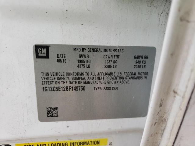 2011 CHEVROLET MALIBU 1LT - 1G1ZC5E12BF149760